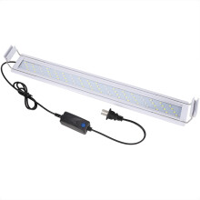 Luminária para aquário de alto CRI com espectro completo, LEDs super brilhantes, suportes extensíveis, brilho ajustável, design resistente à