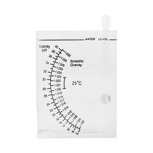 Saltwater Aquarium Test Reef Ocean Hydrometer Specific Gravity Meter Accurate Salinity Tester With Automatic Level Function Temperature Corrected 2
