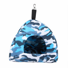 Niche légère pour chat d'extérieur, conception fermée, isolée et résistante aux intempéries, avec rideau transparent et lit pliable pour chats
