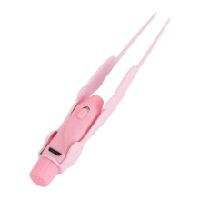 Kit de remoção de cera de ouvido com luz, alimentado por USB, incluindo colher, pinça e extrator de cera para crianças e adultos.
