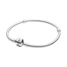 (A1-Perimetro 18 cm-7,09 pollici) Catena a serpente con chiusura a cuore retrò in argento per donne e ragazze, regalo creativo per donne e uomini