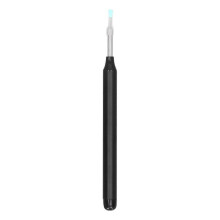Removedor de Cera de Ouvido com Câmera, Kit Removedor de Cera de Ouvido, Otoscópio Visível Sem Fio para Smartphone, Preto