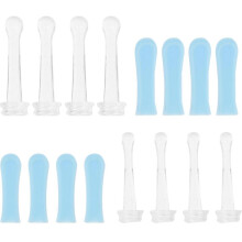 Cucchiaio auricolare professionale visibile per la rimozione del cerume 1 set in silicone trasparente