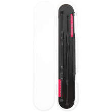 Conjunto de limpeza de ouvidos em aço inoxidável para remoção eficaz de cera, 1 conjunto, ferramenta portátil.
