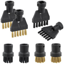 pezzi di ugelli per spazzole in filo di ottone e nylon a vapore per Karcher SC1 SC2 SC3 SC4 SC5 SC7 CTK10 CTK20 accessori per pulitori a vapore