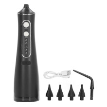 Water Powered Ear Cleaner IPX7 Waterproof 4 Cleaning Modes Portable Electric Ear Irrigation Flushing System Black
