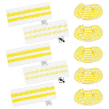 10 panni in microfibra per pavimenti e tamponi per ugelli manuali per Karcher Easyfix SC1 SC2 SC3 SC4 SC5, panni in microfibra per pulitori a vapore