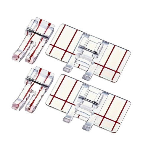 4 Pcs/Set Sewing Feet Sewing Machine Presser Foot Straight