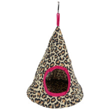 Tente pour perroquet en cage, lit-nid avec fonction hamac, hamac pour cage à perroquet, nid suspendu doux, lieu de vie confortable pour les petits
