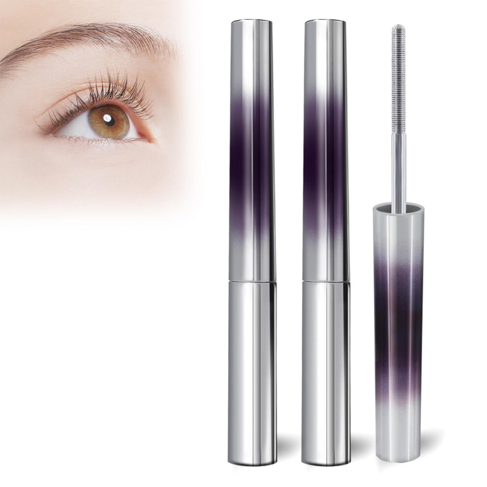 Waterproof 3D Curling Mascara Black and Brown with Precise Metal Spiral Wand LongLasting Volume