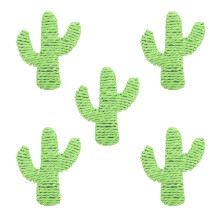 Jouet interactif pour chat avec motif cactus, griffoir en corde de papier non toxique pour chatons, idéal pour mordiller et griffer, vert et amusant