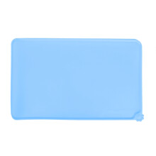 Tapete impermeável para alimentação de cães, antiderrapante, com borda elevada, feito de silicone, fácil de limpar, material de qualidade