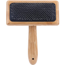Eco-Friendly Dog Grooming Tool, Pet Relaxation Massage Slicker Brush with Ergonomic Handle Design, Gentle on Skin and Efficiently Remove Pet Hair for