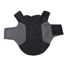 Reflective Strips Dog Vest Breathable Polyester Windproof Waterproof Raincoat Skin Friendly Easy On Pet Apparel With Chest Hook And Loop Design For Ac