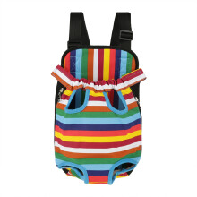 Nylon Pet Backpack Carrier For Cats And Dogs Two Modes Of Carrying Comfortable And Breathable Design Ergonomic Support Durable Materials Hands Free Ou