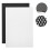 20Pcs White Black 0.5mm Printable PVC Mesh Sheets PVC Net Sheets 6