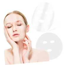 400Pcs Disposable Plastic Facial Mask Film for Spa Skin Care and Beauty Treatments Bulk Pack