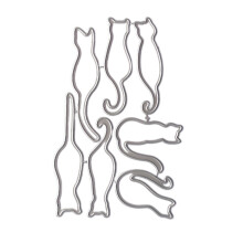 Katten gestanst metalen embossing stencils scrapbooking sterven