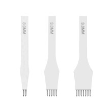 Lederen Craft Tool 2/5/7 Prong Lederen Vetersluiting-3 mm