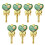 7Pcs Replaceable Seal Stamp Handle, Metal Seal-Christmas elk 1