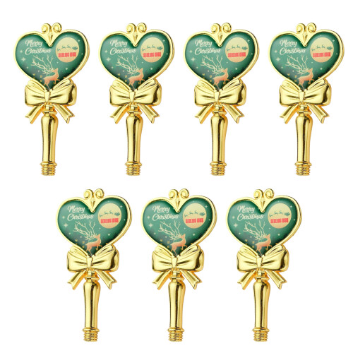 7Pcs Replaceable Seal Stamp Handle, Metal Seal-Christmas elk