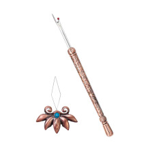 Sewing Seam Unpicker with Easy Insert Needle-red bronze