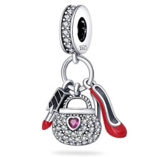Aveki 925 Sterling Silver Charm per braccialetti Pandora Evil Eye Travel Dangle Charms per braccialetti europei Collana Ciondolo Perline Gioielli Gi