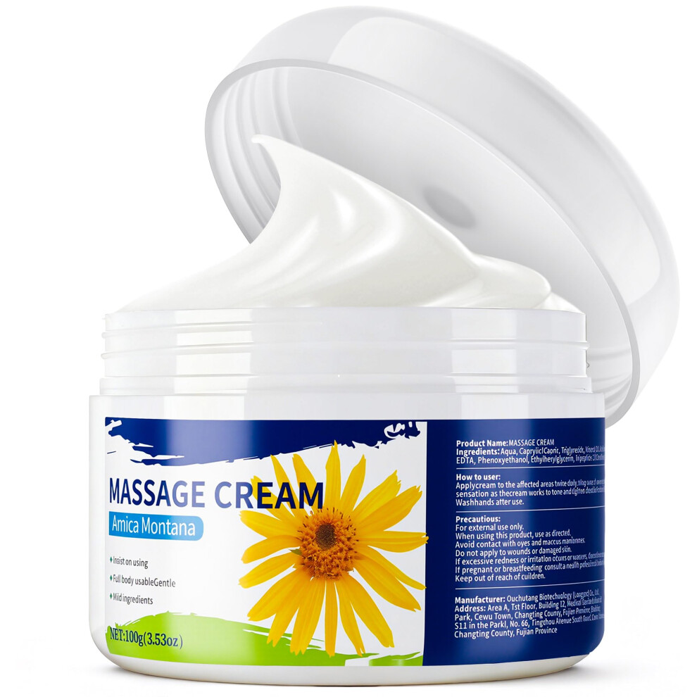 Cream Arnica For Muscle And Joint Pain Relief, Fast Absorbing Nongreasy Balm, 3.53 Oz