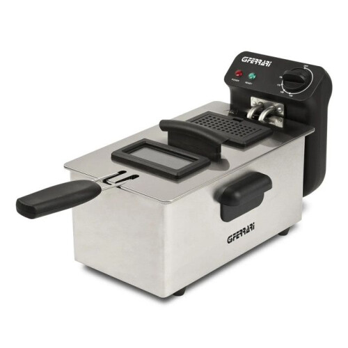 Friteuse G3 Ferrari G10203 Noir, Acier inoxydable