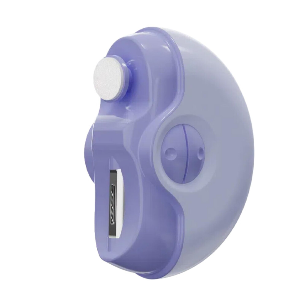 Electric Nail Clipper for Seniors with Dual Speed Control, TypeC Charging, Low Noise, Purple