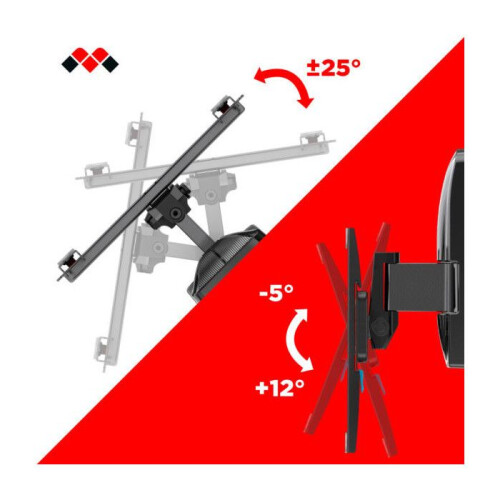 Suporte de TV Meliconi Slimstyle PLUS 200 ST Inclinável 26-45 polegadas Preto 1