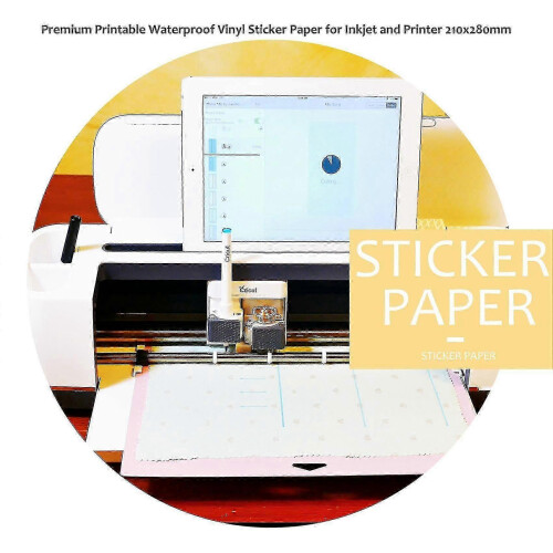Premium Printable Waterproof Vinyl Sticker Paper for Inkjet And Pri... 1