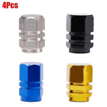 (Mixed 01) 4Pcs Aluminum Alloy Car Wheel Tire Valve Caps Tyre Rim Stem Dust Pr...