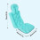 (Blue) Bath Pillow Luxury Spa Pillow With Back And Headrest Cushion,bathtu... 5