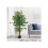 HOMCOM Artificial Ficus Tree, with Weighted Plant Pot - Green 5