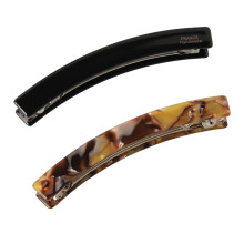 Französische Essigsäure feines Haar Haarspange, 2Stück Haarspangen Damen Groß Dickes Dünnes Haar, Gearrthóga Gruaige, Automatische Haarspange,