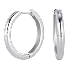 Silverörhängen för kvinnor, små grova Huggie-örhängen, minimalistiska lätta broskringar, mini grova ringörhängen för kvinnor