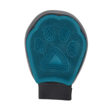 Pet Grooming Glove for Dogs and Cats, Pet Hair Removal Tool Dual-Sided Design with Adjustable Wrist Strap, Gentle Massage Waterproof Grooming Mitt for
