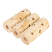 Jouets de dentition pour petits animaux : bâtonnets à mâcher en bois de pommier naturel favorisant la santé dentaire, stimulant les molaires,
