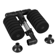 Schwamm-Wasserfilter mit Luftpumpe für Aquarien, biologische und mechanische Filtration, mehrschichtiges Design, große Oberfläche, kein