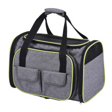 Soft Sided Pet Carrier Bag with Expandable Design Airline Approved Pet Travel Bag Foldable Dog Cat Carrier with Mesh Ventilation Windows and