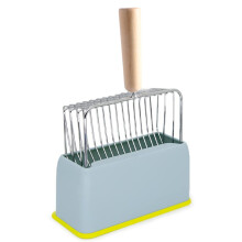 Your Essential Cat Litter Scoop, Ergonomic Handle for Effortless Use, Dual-Size Clearance for Optimal Sifting, Comfortable Grip for User-Friendly Hand
