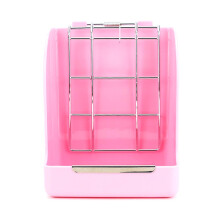 Safe Design Hay Feeder Food Bowl for Small Animals Durable Materials Easy Installation Removable Grass Rack Adjustable Height Less Waste Water Bottle