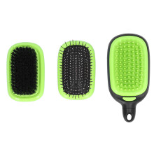 Pet Grooming Kit for Cats and Dogs Skin Friendly Massage Needles Self Cleaning Slicker Brush with Dematting Tools Deshedding Solution for Short And
