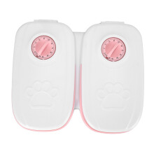 Distributore automatico di cibo per animali domestici per cani e gatti, distributore automatico di cibo secco con timer e display LCD, mantiene la