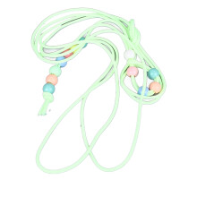 Coleira ajustável para animais de pequeno porte, coleira de nylon macio para répteis e lagartos com design luminoso, corda durável e confortável