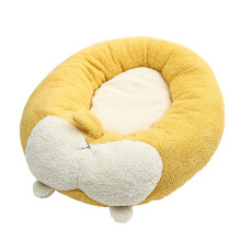 Half Donut Cuddler for katter, ultramyk fluffy beroligende pute for katter med mykt og elastisk PP-bomullsfyll, vaskbar og tørkebar nakkepute for