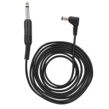 Cabo para máquina de tatuagem rotativa com conector RCA durável e estável, fio de silicone macio premium para conexão de energia, ideal para