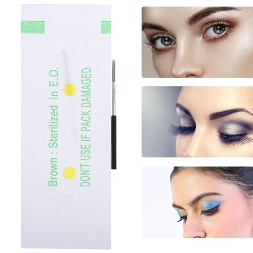 Microblading Needles 50 Pieces Stainless Steel Disposable Gamma Ray Treated Permanent Makeup Tools With Excellent Stability And Sharp Point 2