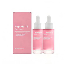 Peptide Face Serum with Niacinamide and Bakuchiol, AntiAging Hydrating Formula for Radiant Skin, 1 Fl Oz, 2 Pcs